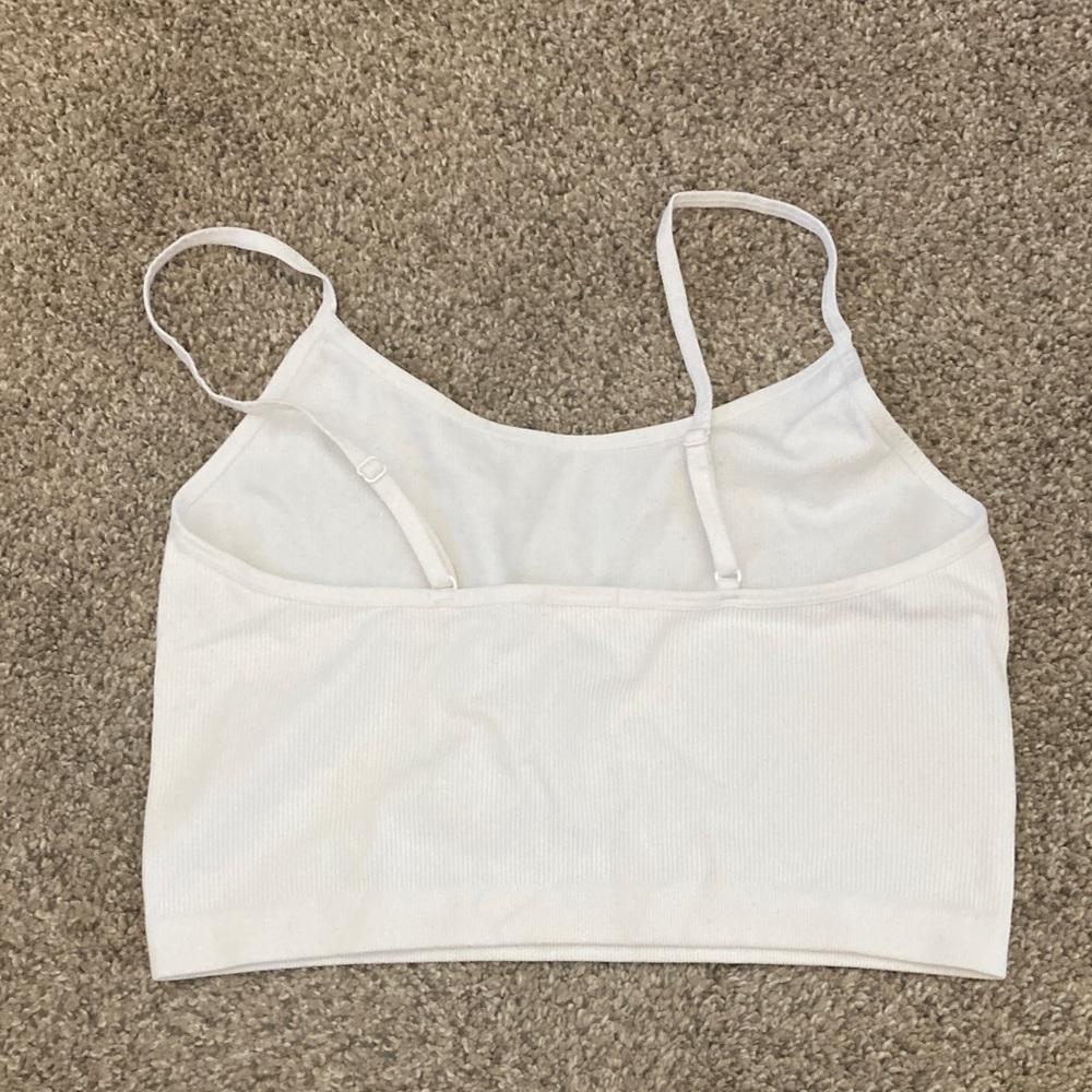 Bozzolo Cream Ribbed Tank Top - Picture 2 of 4